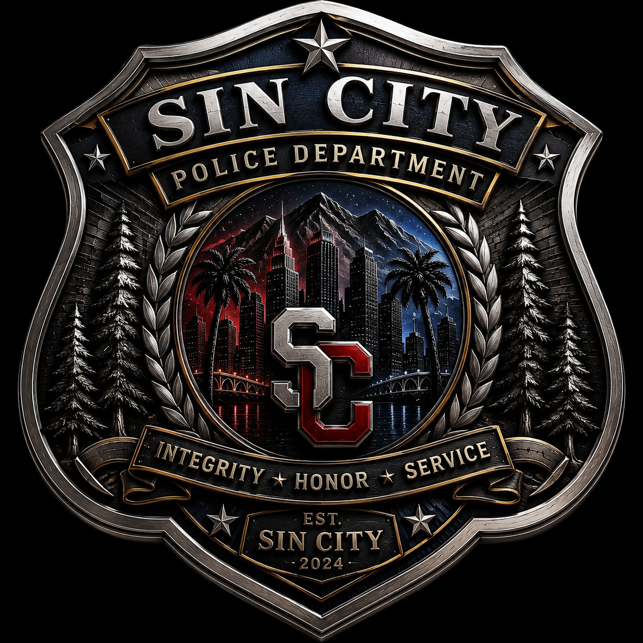 SCPD badge